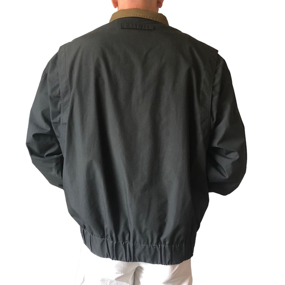 London Fog Men’s Front Zip Jacket Lined Black Sz XL Long - Picture 3 of 15